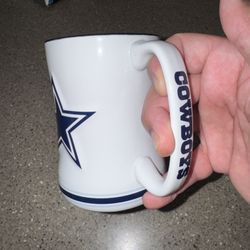 Dallas Cowboys Official NFL Ceramic Mug – Team Logo Coffee Cup – Excellent Like-New