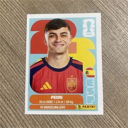 Pedri Spain Panini Fifa World Cup