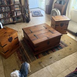 South Western Coffee Table & End Tables