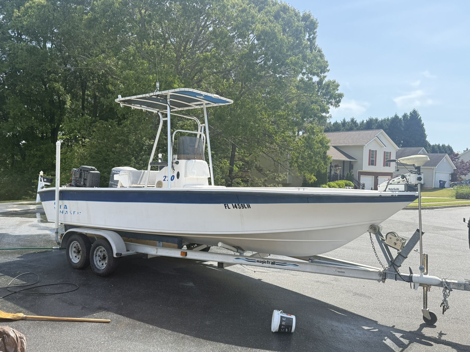2000 Carolina skiff Sea Chaser 22 ft