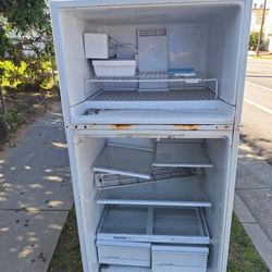 Free white refrigerator