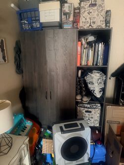 Gray cabinet