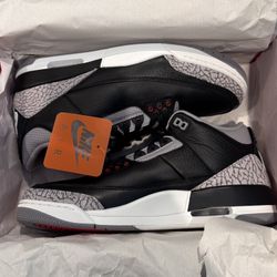 Jordan 3 Black Cement 2024