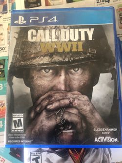 PS4 Call of DutyWWII