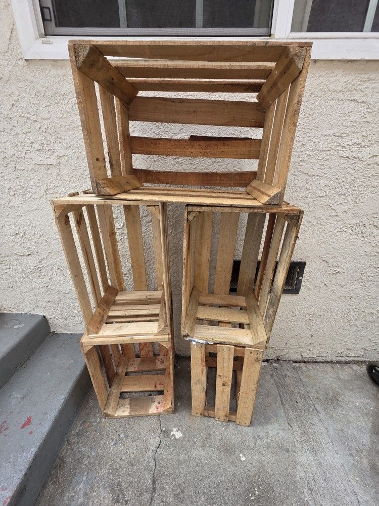 Cajas Rusticas De Madera