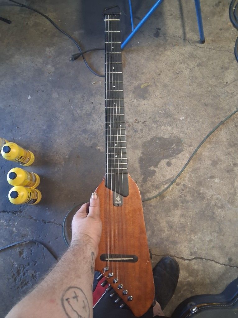 Donner HUSH acoustic Electric Travel Guitar 