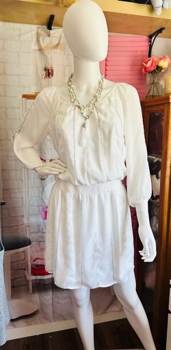 White House Black Market Smocked Blouson Dress