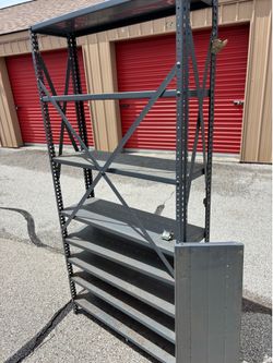Industrial Metal Shelving Unit
