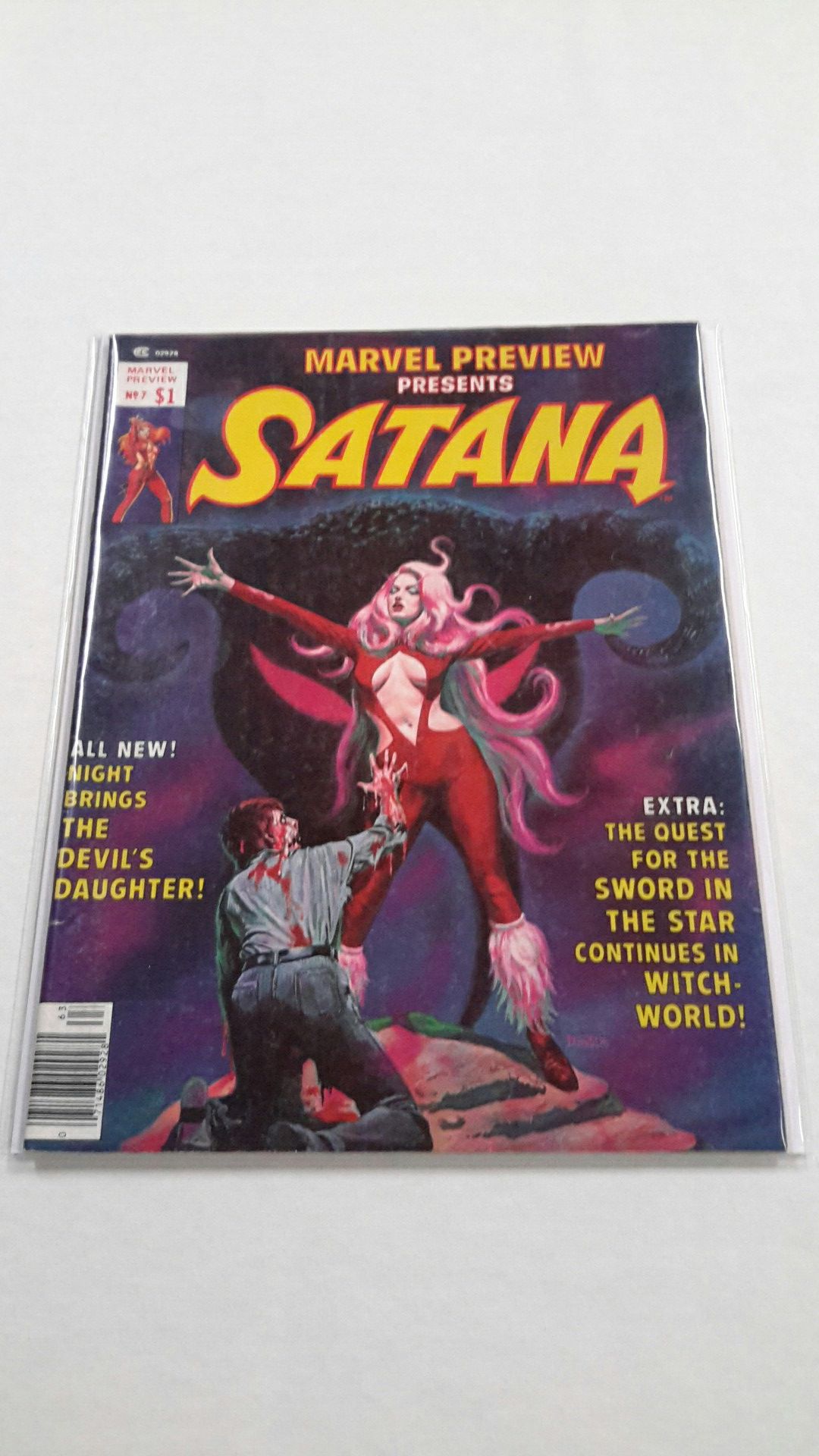 MARVEL COMICS PREVIEW #7 SATANA 1ST APPEARANCE OF ROCKET RACCOON ...