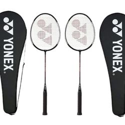 (2) Badminton Racquets With Covers