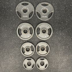 55 Pound 2" Olympic Weight Lifting Plate Set