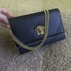 Very Luxury Black Bag Versace Leather Bag
