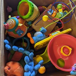 Box Of Baby Toys 