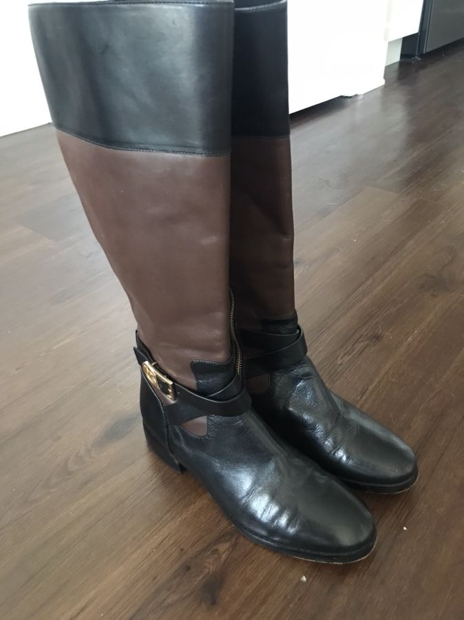 Michael Kors Brown and Black boots size 9