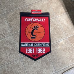 University Of Cincinnati National Champions Banner