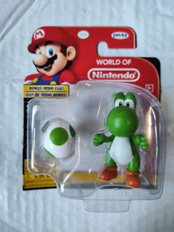 World Of Nintendo Super Mario Yoshi with Bonus Egg New Open Box
