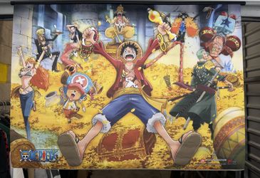 One Piece Anime Portrait Frame & Wall Scroll 