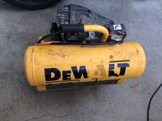 Deawalt compressor used 1.1 hp 4 gal