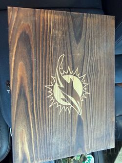 Miami Dolphin Whiskey Set-LIKE NEW