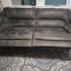 Double Recliner Couch +over Sized Couch