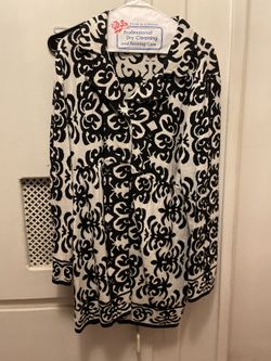 Black And White Coat