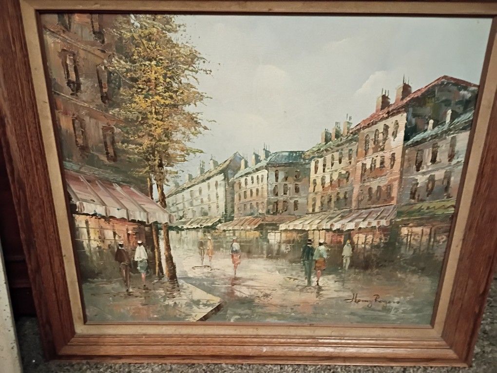 Original Oil Painting Done By Henry Rogers