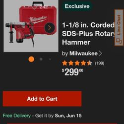 Milwaukee Rotary Hammer