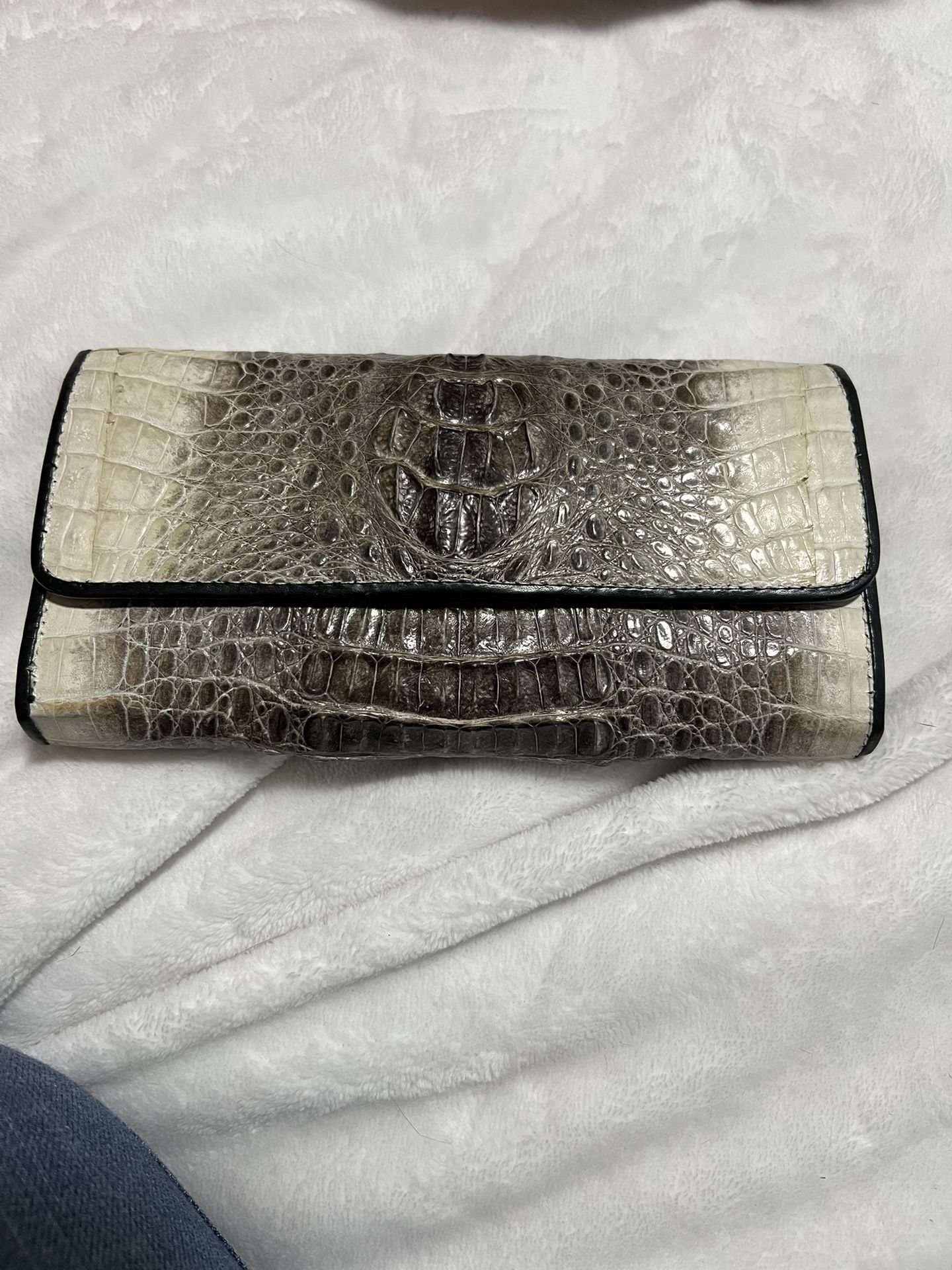 Nina Raye Wallet Crocodile Skin