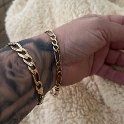 14 Kd gold bracelet  10 gms  real gold 