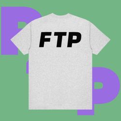 FTP Flocked Logo Tee (Large & X-Large)