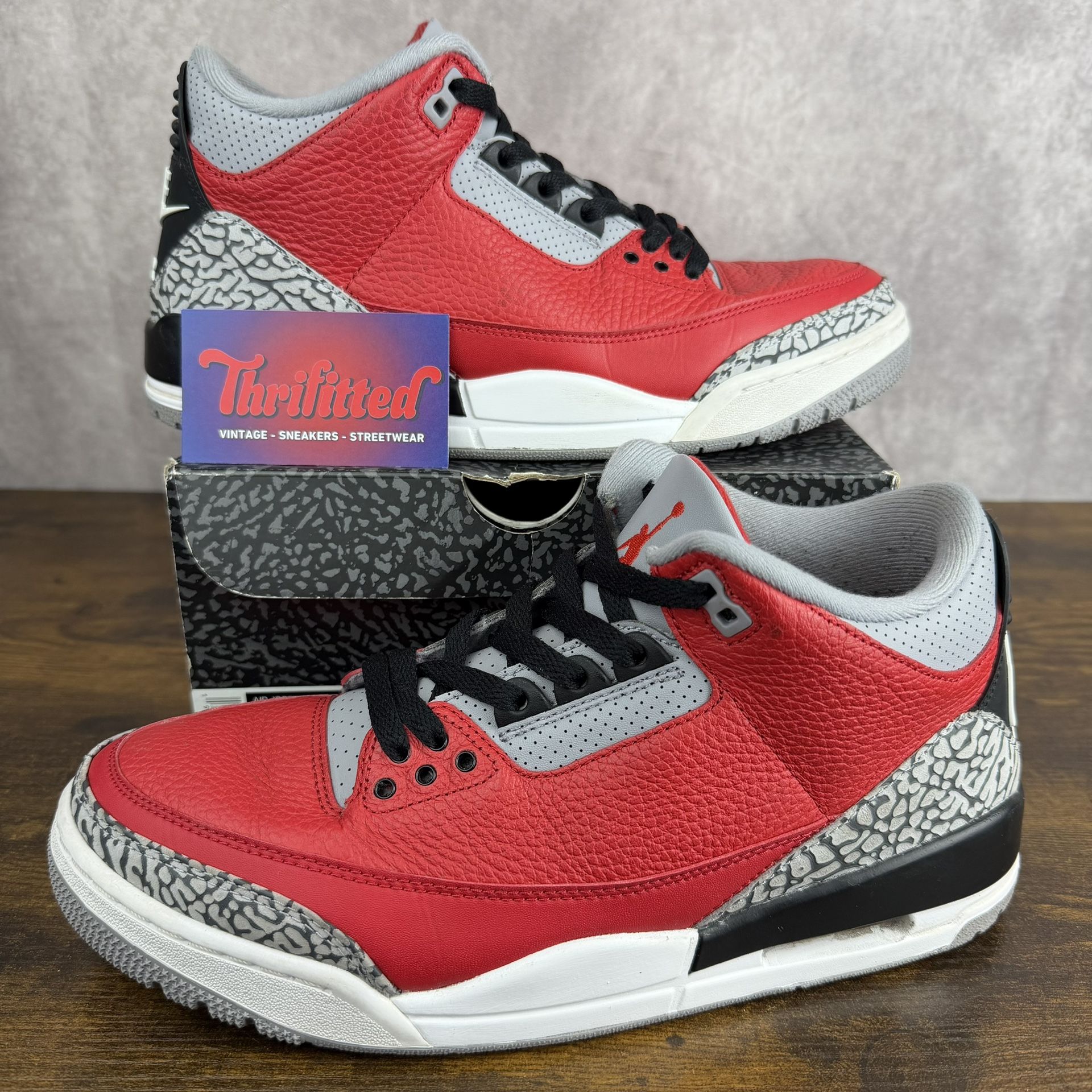 Air Jordan 3 Retro SE Unite Fire Red Size 9.5 CK5692-600 Men’s Sneakers OG Rare