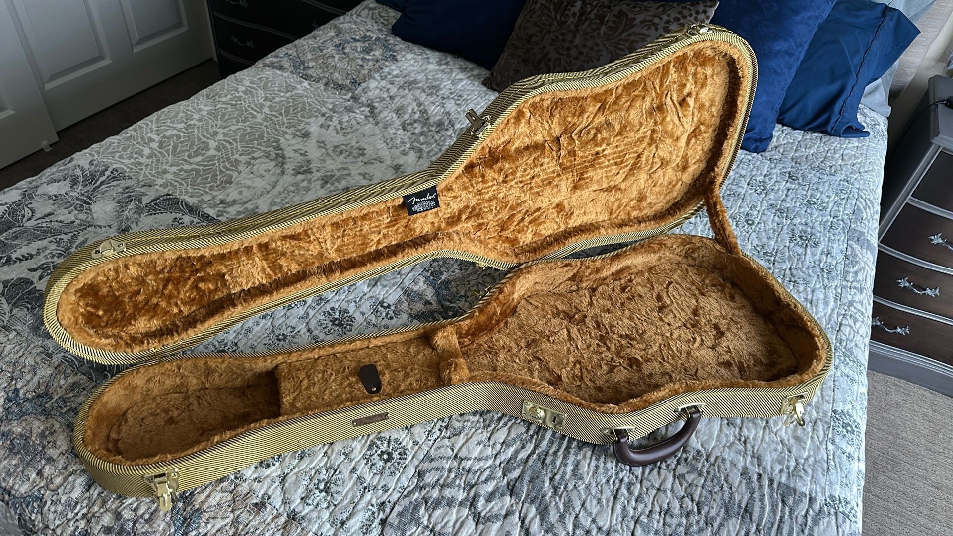 Fender Telecaster Hard Case, Tweed Vintage Style