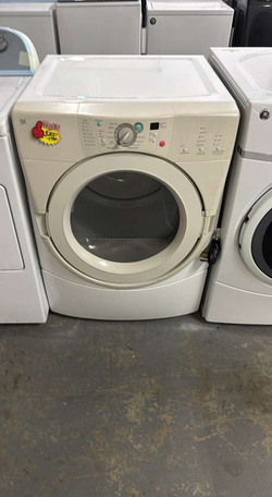 Kenmore Front Load Dryer – Stackable, Bisque finish