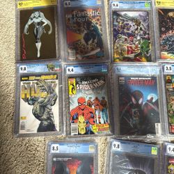 Silver And Modern slab Comics