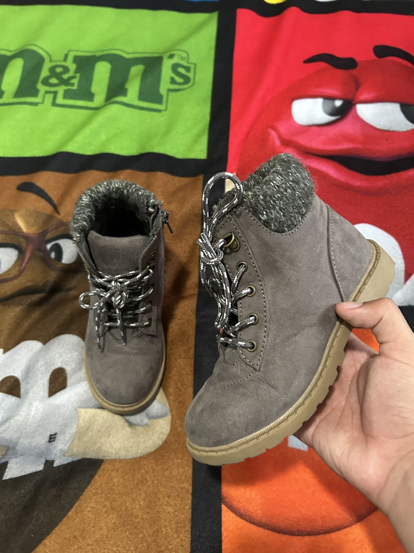 Old Navy Gray Kids Winter Boots