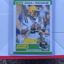 Jayden Daniels Rookie Card