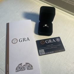 VVS Diamond  Moissanite Ring