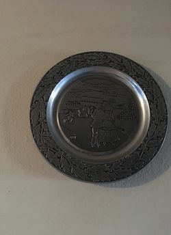1981 silver christmas plate