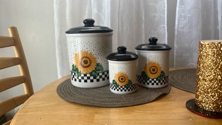 Sunflower Canisters