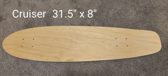 Blank Skateboard Deck - Canadian Maple