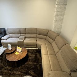 Alejandra Reclining Sectional Living Room $1299 With Easy Finance