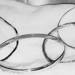 Hand Made Vintage Sterling Silver Bangle Bracelets 