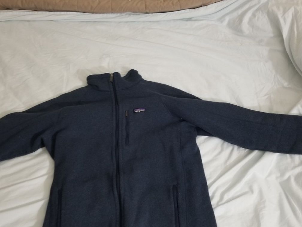 XL Navy Blue Mens Better Sweater Fleece Jacket