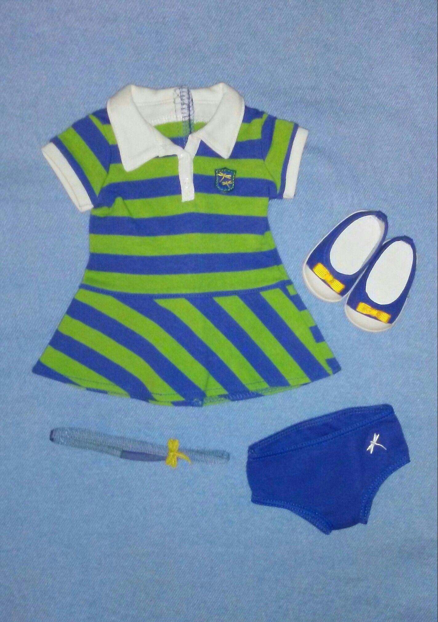 Retired American Girl Doll Lanie Holland Meet Outfit!!!