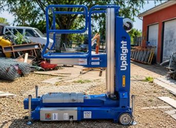 UpRight UL32AC vertical personnel lift for compact spaces - SOLD AS IS