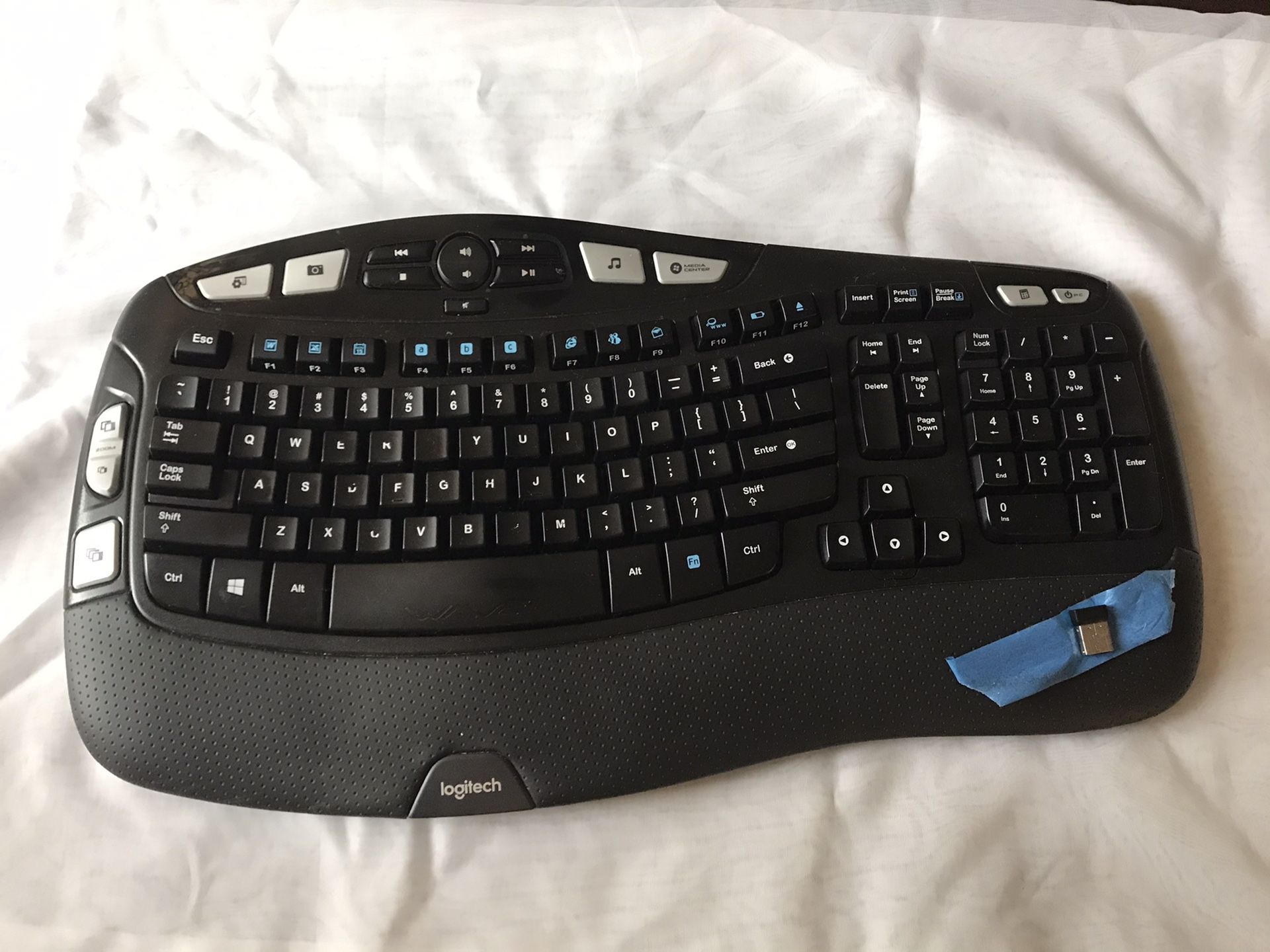 Wireless keyboard Logitech K350 with unifying ability