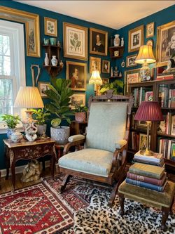 Antique Victorian Eastlake Platform Rocking Chair 1890s Rocker Old Money Neaveau Pauvre Maximalist