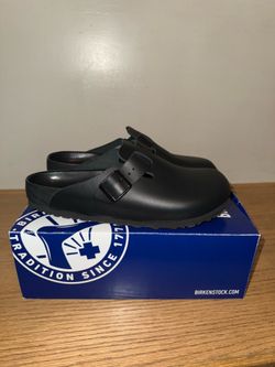 Birkenstock Boston Clog Black Leather