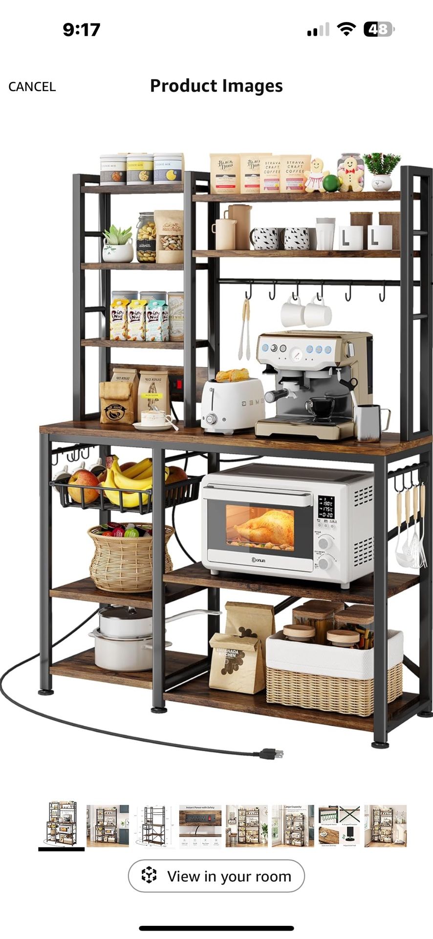 Baker Rack For Kitchen New $$70