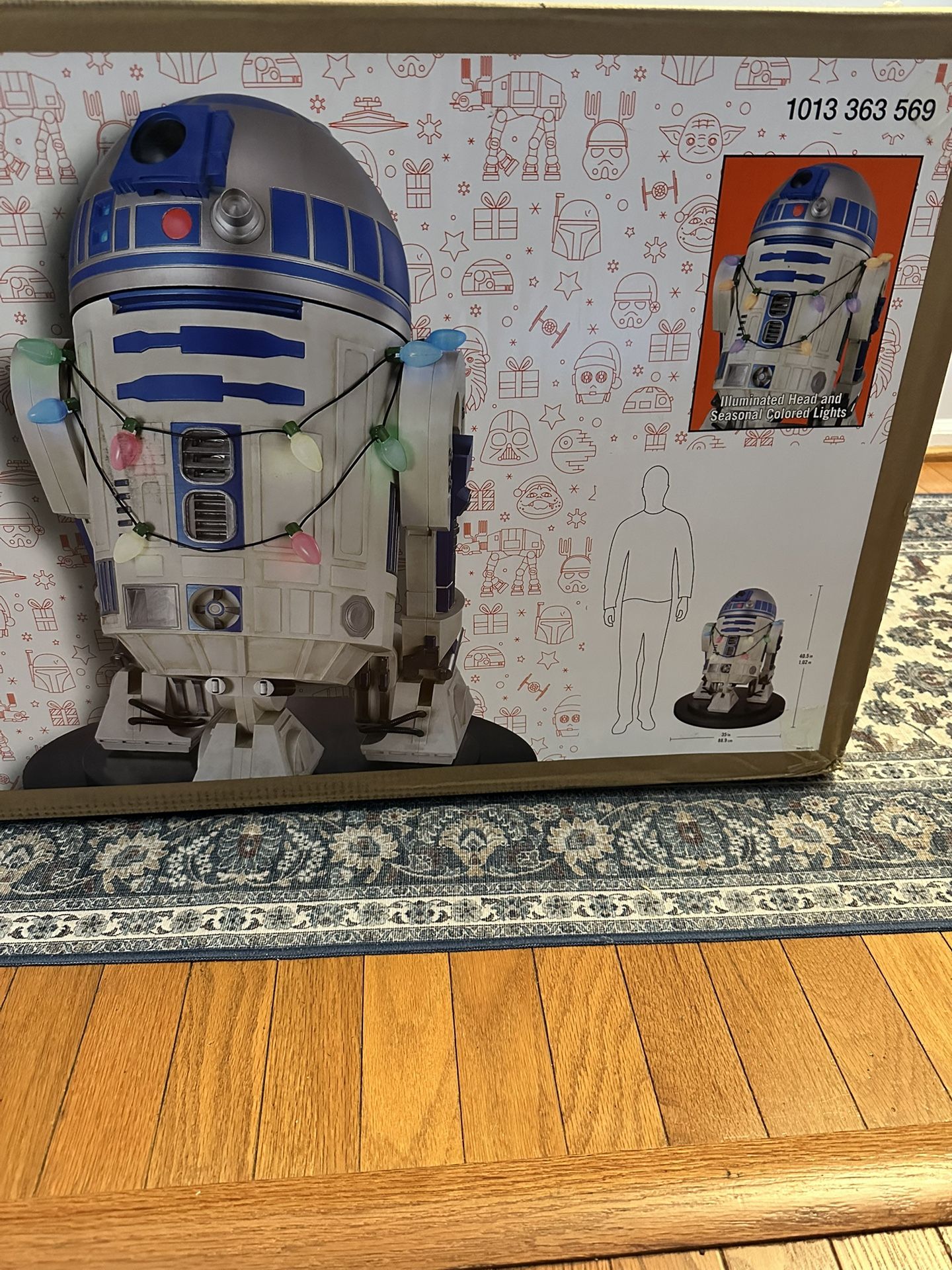 Star Wars 3.5ft Animated LED R2-D2 with Sound and Light Effects